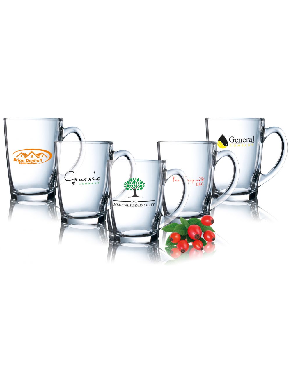 96x Teegläser Glühweinbecher Glas Teeglas Weihnachtsmarkt Thermobecher Glühwein 