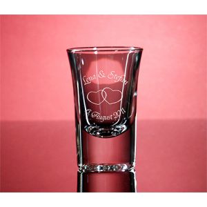 Schnapsglas Gravur Hochzeit