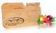 Frühstücksbrettchen Holz, Schneidbrett, Brotzeitbrett Gravur Wunschtext 23cm Durchmesser