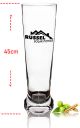 XXL Weizenbierglas 3L Weizenpokal 1-farbig bedruckt Wunschtext Wunschlogo