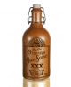 Steinzeugflasche braun mit Gravur Moonshine