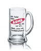 Lustiges Bierglas Bierkrug Icon 0,5L - Dekor: Ich habe kein ADHS - Ich bin nur oft... Oohh, schau ein Eichhörnchen...!