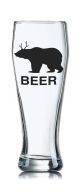 Lustiges Bierglas Weizenbierglas Bayern 0,5L - BEER