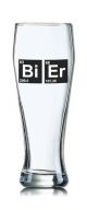 Lustiges Bierglas Weizenbierglas Bayern 0,5L - Bi -Er