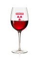 Lustiges Weinglas 350ml - Dekor: DANGER