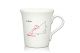 Lustige Porzellantasse Kaffeetasse Emilia weiss 34cl - Dekor: 5. finde x