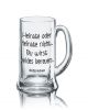 Lustiges Bierglas Bierkrug Icon 0,5L - Dekor: Heirate oder heirate nicht. Du wirst beides bereuen. - Sokrates