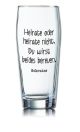 Lustiges Bierglas Willibecher 0,5L - Heirate oder heirate nicht. Du wirst beides bereuen. -Sokrates-