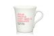 Lustige Porzellantasse Kaffeetasse Emilia weiss 34cl - Dekor: SOME PEOPLE JUST NEED A HIGH-FIVE. In the face with a chair
