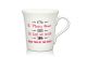 Lustige Porzellantasse Kaffeetasse Emilia weiss 34cl - Dekor: -1776- E Pluribus Unum -1956- In God we trust -2016- GRAB THEM BY THE PUSSY