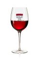 Lustiges Weinglas 350ml - Dekor: ALKOHOL fördert die FREIHEIT DER REDE