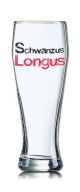 Lustiges Bierglas Weizenbierglas Bayern 0,5L - Schwanzus - Longus