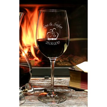 Weinglas Classico 54,5cl individuelle Gravur Hochzeit