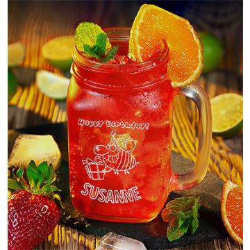 Henkelglas Gravur Cocktail