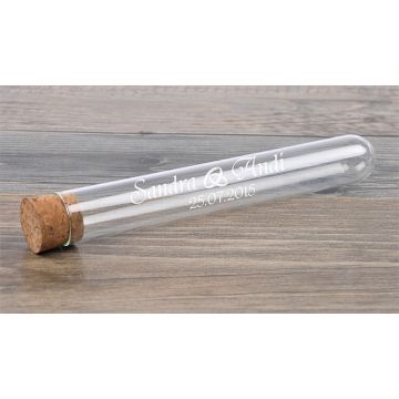 Reagenzglas gravieren Hochzeit