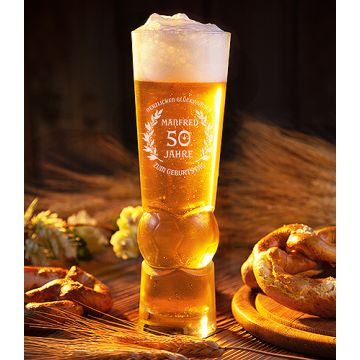 Bierglas Weizenglas Fußball Weizenpokal Weizenbierglas