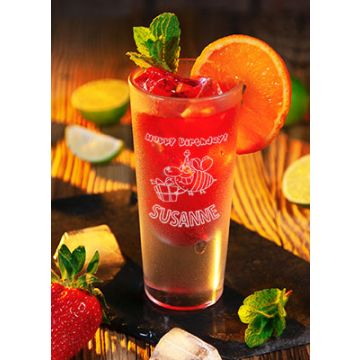 Aperitif Glas "Bistro Bar" Grappa 14,8cl mit Gravur Geburtstag