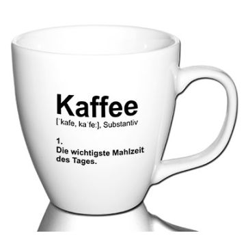 Kaffee - die wichtigste Mahlzeit des Tages