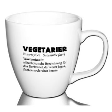 Vegetarier Worherkunft - Dorftrottel...