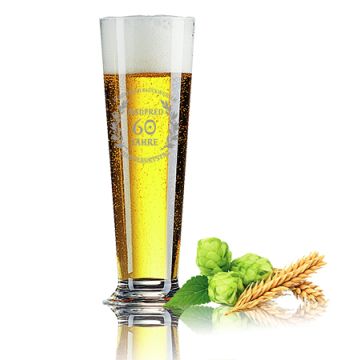 Altbiertulpe mit Gravur Geburtstag