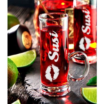 Schnapsglas mit Henkel Geburtstag