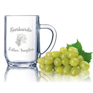 Weinschoppen 28cl mit Gravur Geburtstag