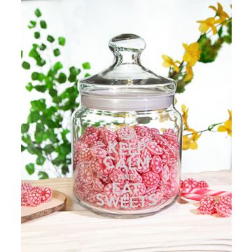 Bonbonglas Naschtopf "Candy" hoch 150cl gravieren Geburtstag Abschiedsgeschenk Kollegin oder Kollegen Ruhestand