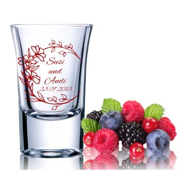 Schnapsglas Hot Shot 3,5cl EU - bedruckt