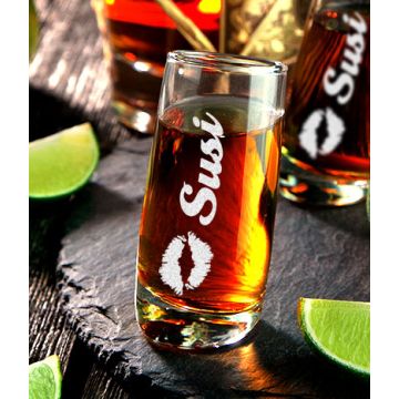 Schnapsglas PISA Gravur Geburtstag