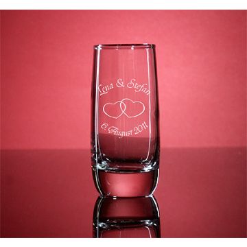 Schnapsglas Vigne mit Gravur Wunschtext