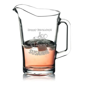 Pitcher Bierpitcher Saftkrug Pitcherkrug Wasserkrug Krug 1,8L mit Gravur