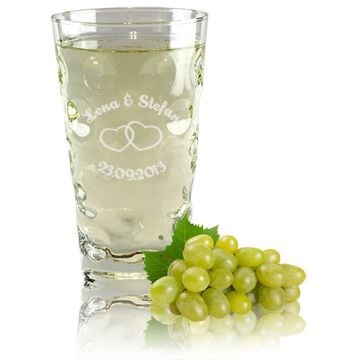 Dubbeglas 0,5L Hochzeit gravieren