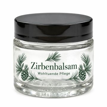 Glastiegel Cremetiegel 30ml klar mit Einlegedeckel - Kosmetiktiegel 1-fbg. bedrucken