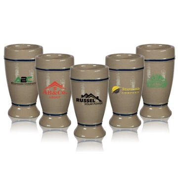 Mini Weizen Schnaps 7cl Weizenbiertulpe Steinzeug - 1-farbig bedrucken