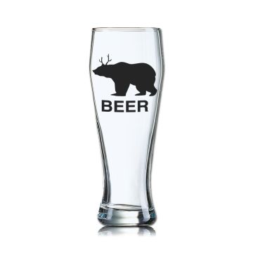 Lustiges Bierglas Weizenbierglas Bayern 0,5L - BEER