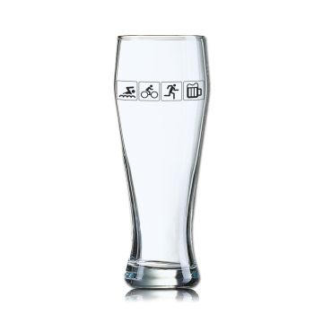 Lustiges Bierglas Weizenbierglas Bayern 0,5L - Sport - Bier