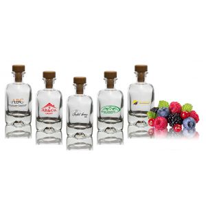 Probierflasche Mini Flachmann 50ml Mini Schnapsflasche bedruckt
