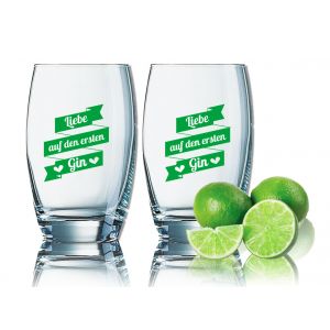 Gingläser Liebe auf den ersten GIN