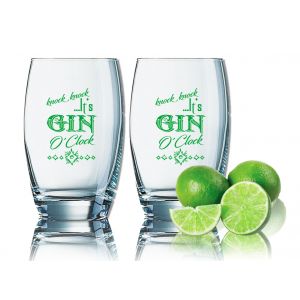 Gingläser It's GIN o'clock