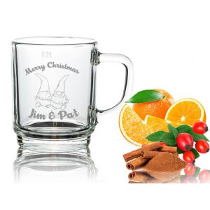 Glühweinglas mit Gravur