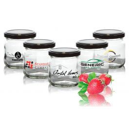 Hier günstig Rundglas Marmeladenglas 212ml - 1-farbig bedrucken kaufen!