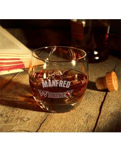 Whiskyglas Salto mit Wunschtext