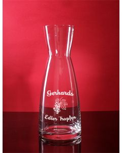 Weinkaraffe, Dekanter gravieren Geburtstag, Logo