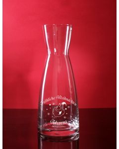Weinkaraffe, Dekanter, Karaffe gravieren Weihnachten