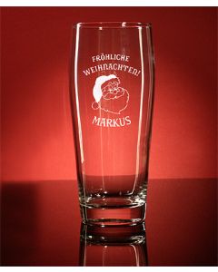 Willybecher 0,5L mit Gravur Weihnachten