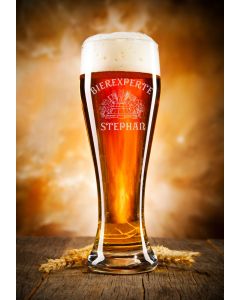 Weizenglas Bayern 0,5L mit Gravur Geburtstag