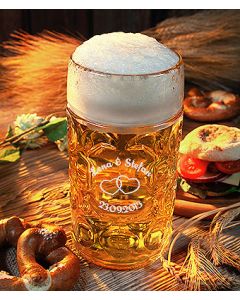 Maßkrug Oktoberfest mit Gravur