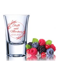 Schnapsglas Hot Shot 3,5cl EU - bedruckt