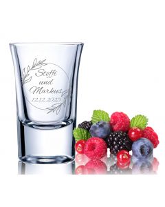 Schnapsglas gravieren