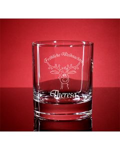 Whiskyglas Islande 30cl mit Gravur  Weihnachten